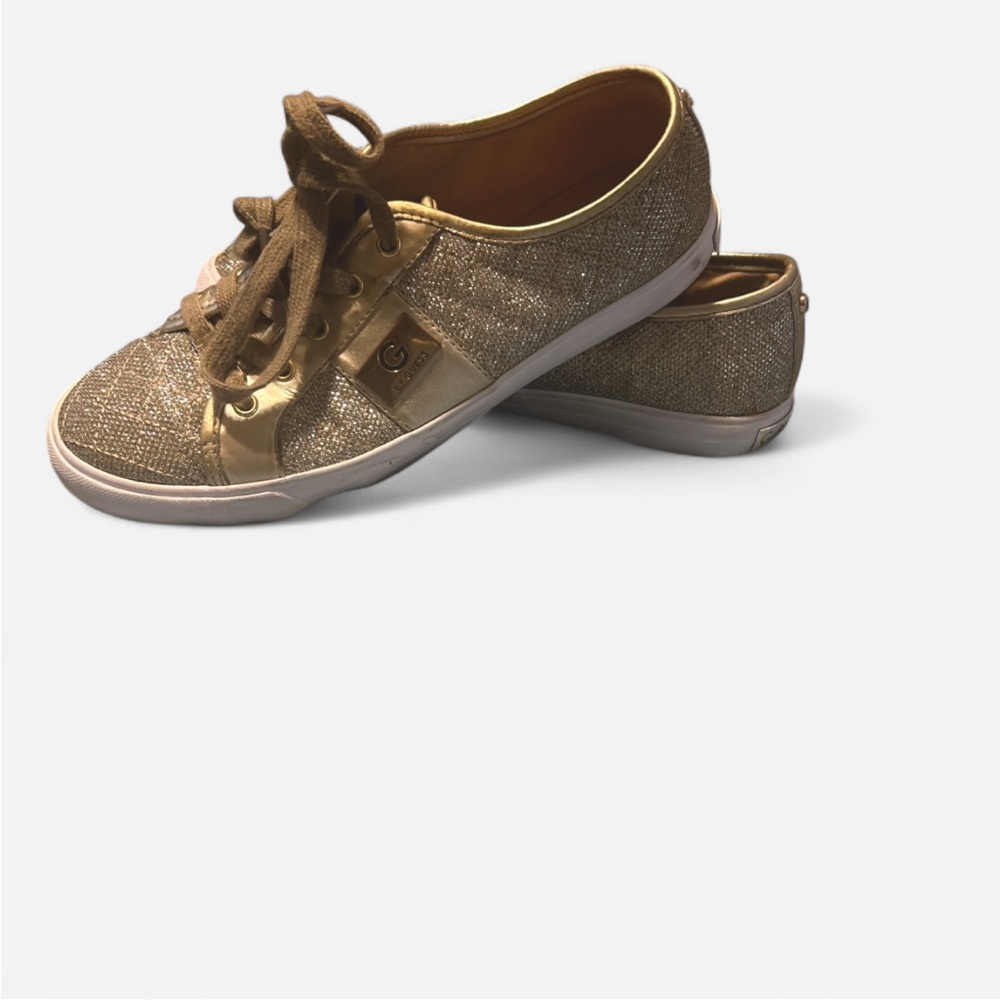 G by Guess Gold Sparkle Sneakers